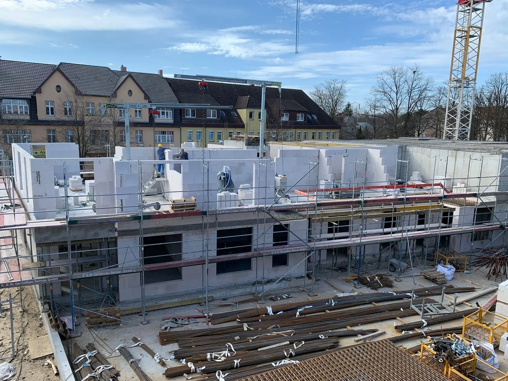 Baustelle im Rohbau